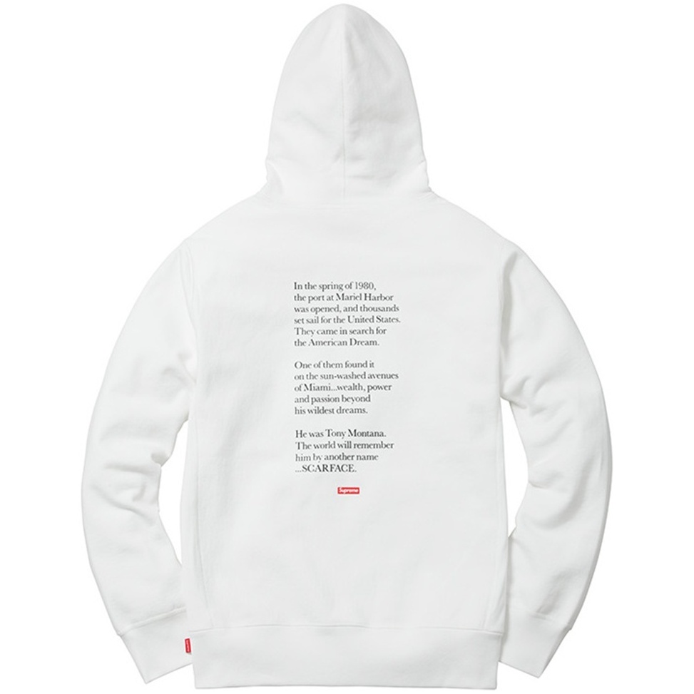 トップス Scarface Friend Hooded Sweatshirt XL Supreme Scarface Friend Hooded Sweatshirt Black Men's - FW17