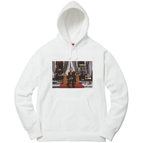 トップス 17AW Supreme Scarface Hooded Sweatshirt Supreme Scarface The World Is Yours Hooded Sweatshirt FW17