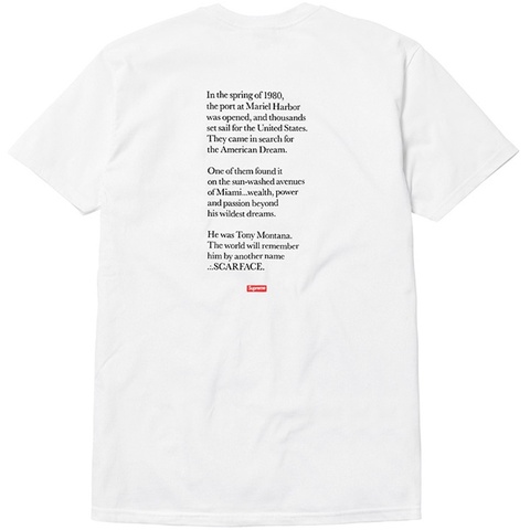 Scarface™ Shower Tee - fall/winter 2017 - Supreme
