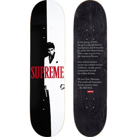 Supreme Scarface™ Split Skateboard - Colorway