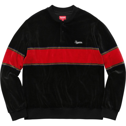 Supreme Velour Snap Henley - Colorway