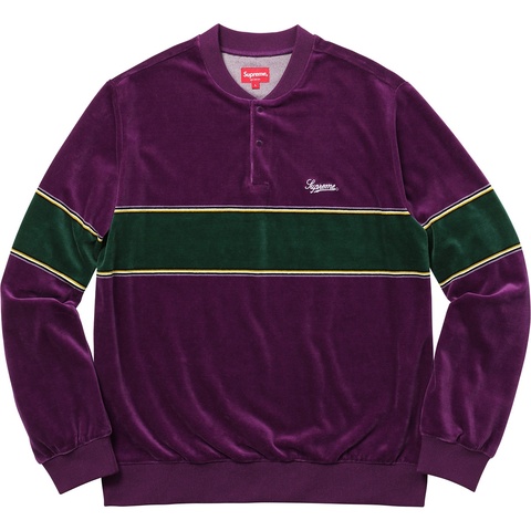Supreme Velour Snap Henley - Colorway