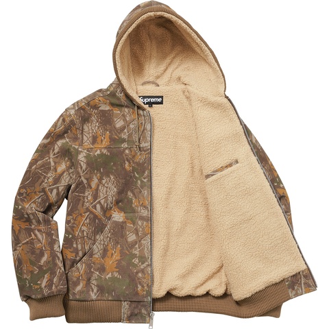 Hooded Suede Work Jacket - fall/winter 2017 - Supreme