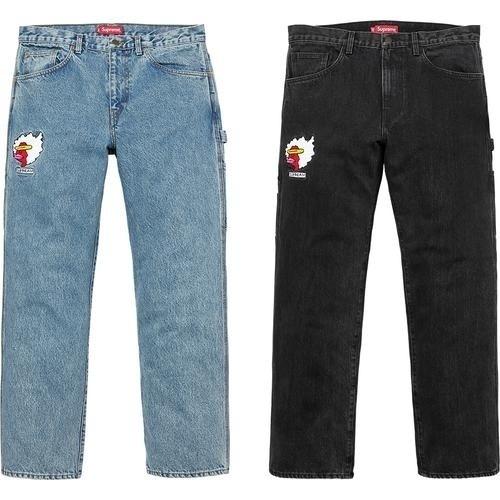 Gonz Ramm Washed Denim Painter Pant - Supreme