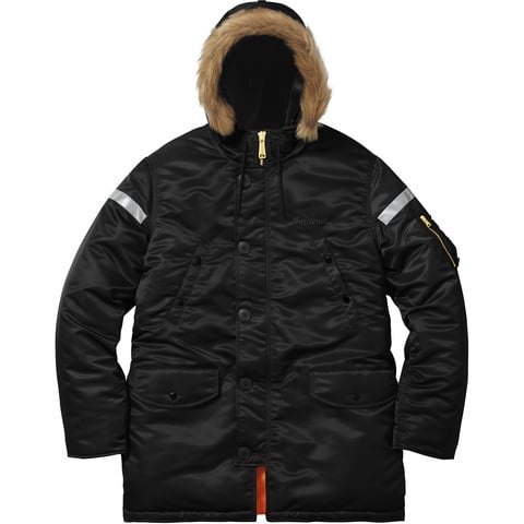 Reflective Cross N-3B Parka - fall/winter 2017 - Supreme