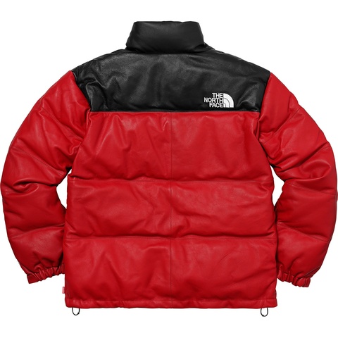 Supreme®/The North Face® Leather Nuptse Jacket - Supreme
