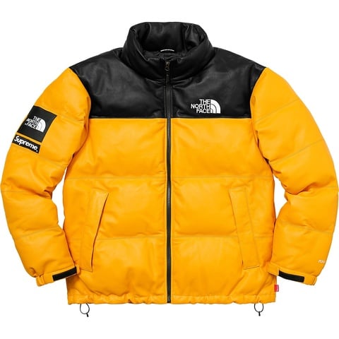Supreme Supreme®/The North Face® Leather Nuptse Jacket - Colorway