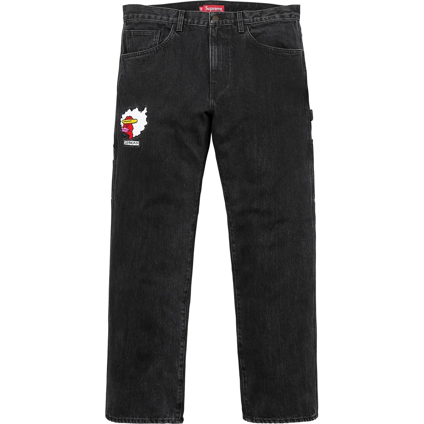 Supreme Gonz Ramm Washed Denim Painter Pant (FW17) - $158