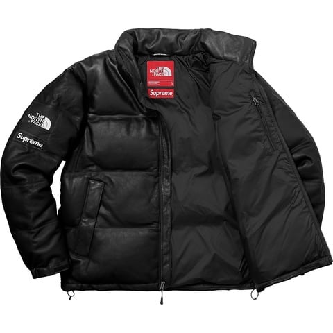 Supreme®/The North Face® Leather Nuptse Jacket - Supreme