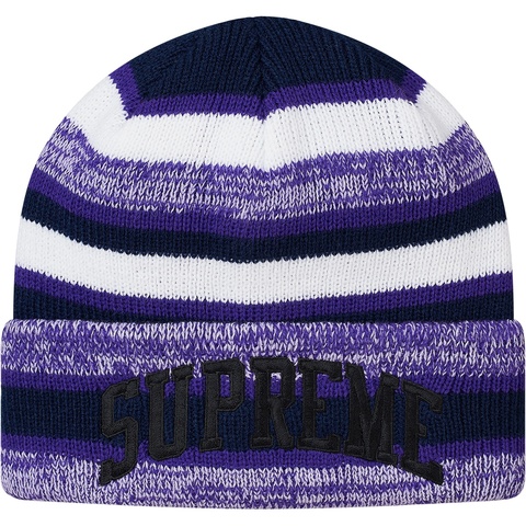 Supreme Heather Stripe Beanie - Colorway