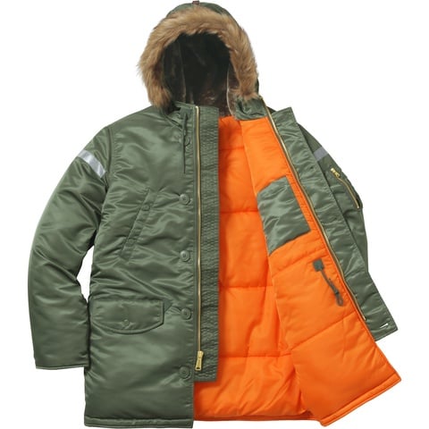 Supreme Reflective Cross N-3B Parka - Colorway