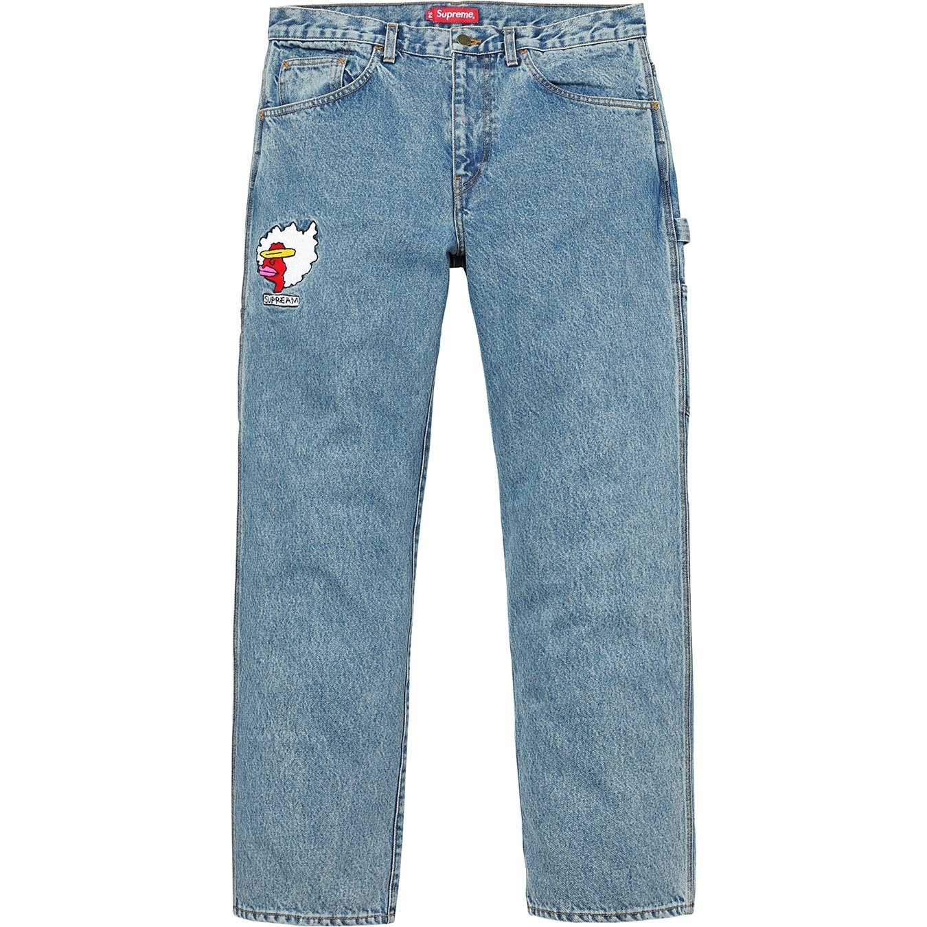 Supreme Gonz Ramm Washed Denim Painter Pant (FW17) - $158
