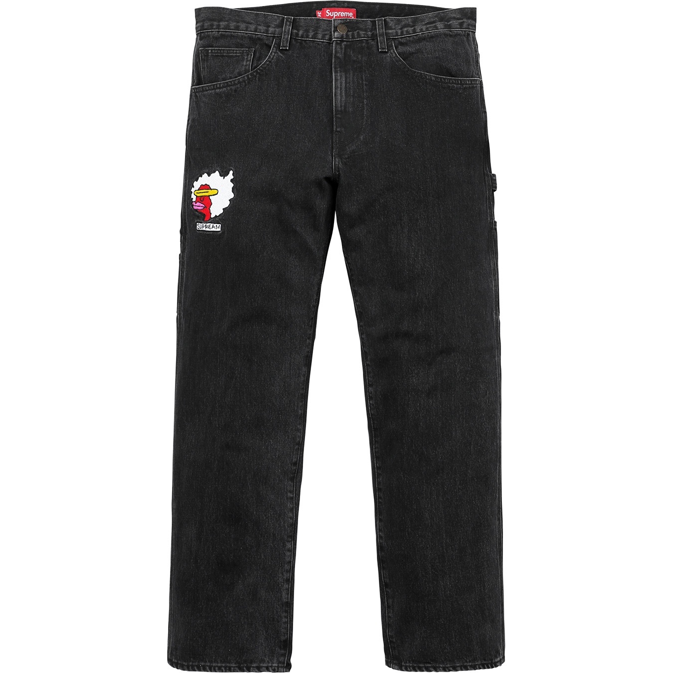 Supreme Gonz Ramm Washed Denim Painter Pant (FW17) - $158
