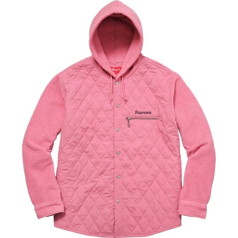 Supreme Hooded Fleece Nylon Shirt - Colorway