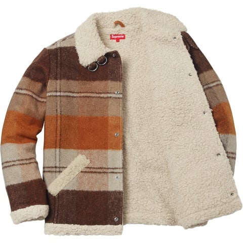 Supreme Plaid Shearling Bomber - Colorway