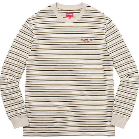 Supreme Raised Stripe L/S Top - Colorway