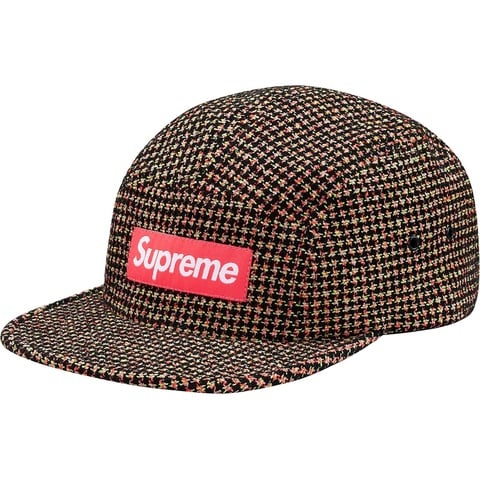 Supreme Bouclé Houndstooth Camp Cap - Colorway