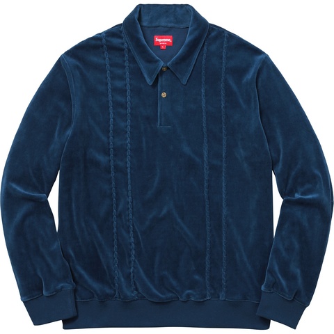 Supreme Velour L/S Polo - Colorway