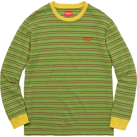 Supreme Raised Stripe L/S Top - Colorway