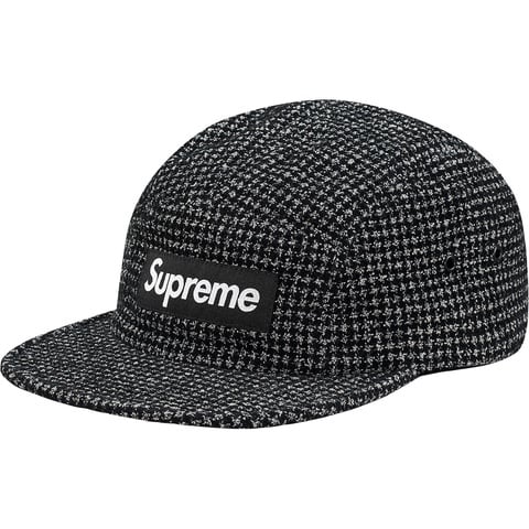 Supreme Bouclé Houndstooth Camp Cap - Colorway