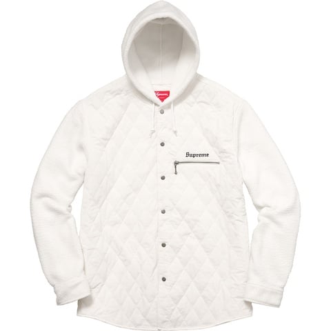 Supreme Hooded Fleece Nylon Shirt - Colorway