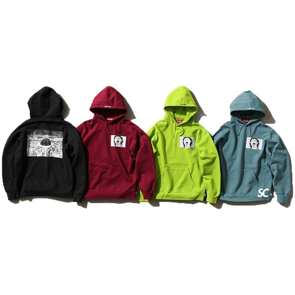 AKIRA/Supreme Patches Hooded Sweatshirt - Supreme
