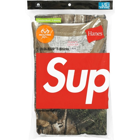 Supreme Hanes® Realtree® Tees (2 Pack) Supreme®/Hanes® Realtree® Tagless Tees (2 Pack) - SupremeCommunity