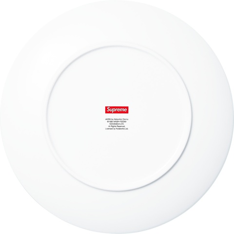 新品 タグ付き AKIRA Supreme Pill Ceramic Plate Supreme AKIRA Pill Ceramic Plate White - FW17 - US