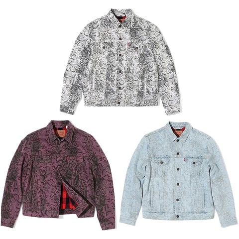 Supreme®/Levi's® Snakeskin Trucker Jacket - Supreme