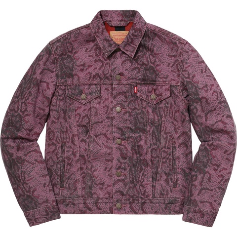 Supreme®/Levi's® Snakeskin Trucker Jacket - Supreme