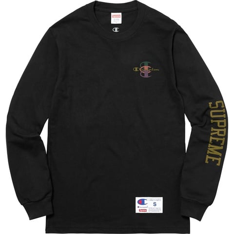 Supreme Supreme®/Champion® Stacked C L/S Tee - Colorway