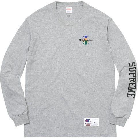 Supreme Supreme®/Champion® Stacked C L/S Tee - Colorway