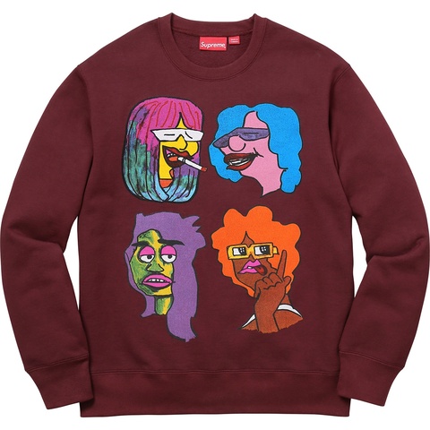 Supreme Gonz Heads Crewneck - Colorway