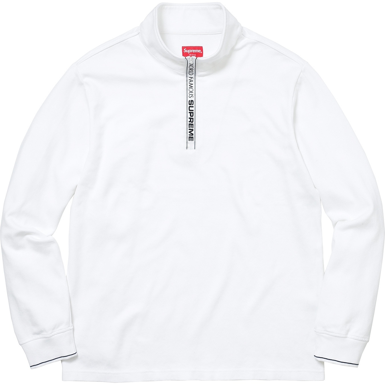 Supreme World Famous Half Zip Pullover (FW17) - $110