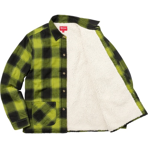 Buffalo Plaid Sherpa Lined Chore Shirt - Supreme