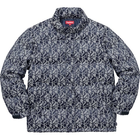 Supreme Fuck Jacquard Puffy Jacket - Colorway