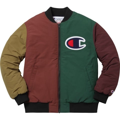 Supreme Supreme®/Champion® Color Blocked Jacket - Colorway