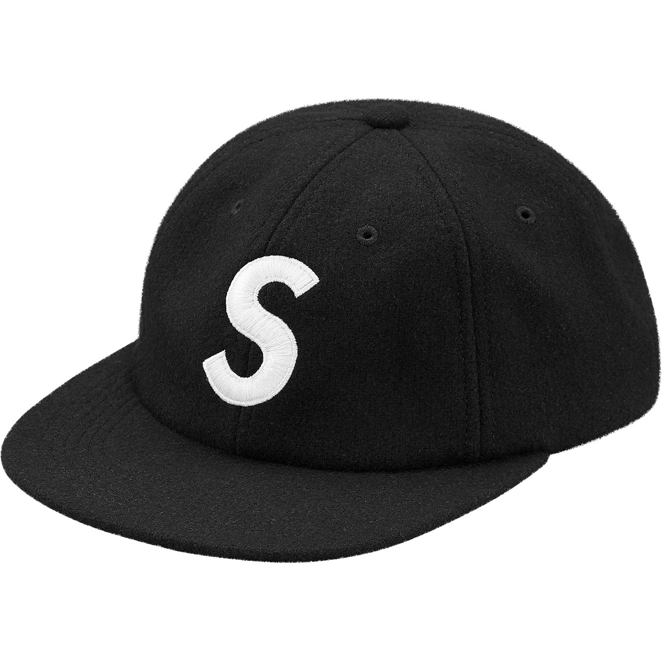 Supreme Wool S Logo 6-Panel (FW17) - $48