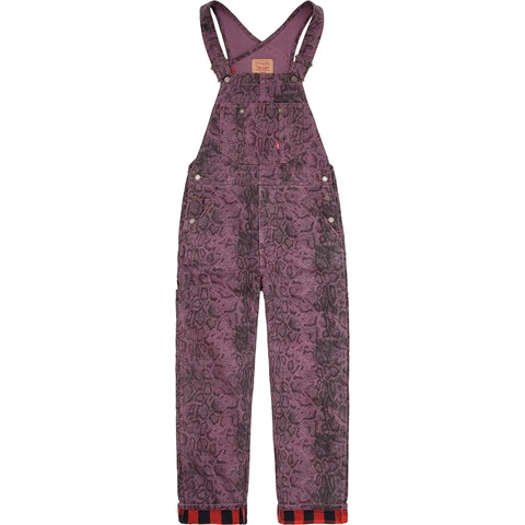 Supreme/Levi’s Snakeskin Overalls シュプリーム Supreme®/Levi's® Snakeskin Overalls - Supreme
