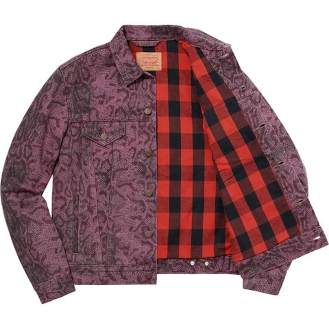 Supreme®/Levi's® Snakeskin Trucker Jacket - Supreme