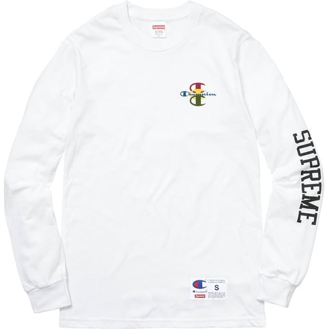 Supreme Supreme®/Champion® Stacked C L/S Tee - Colorway