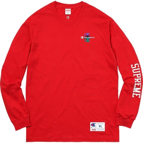 Supreme Supreme®/Champion® Stacked C L/S Tee - Colorway