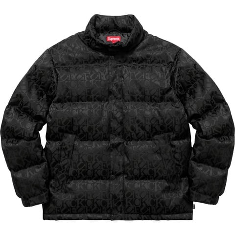 Supreme Fuck Jacquard Puffy Jacket - Colorway