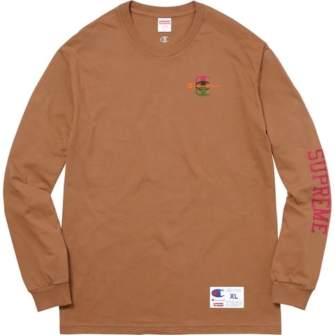 Supreme Supreme®/Champion® Stacked C L/S Tee - Colorway