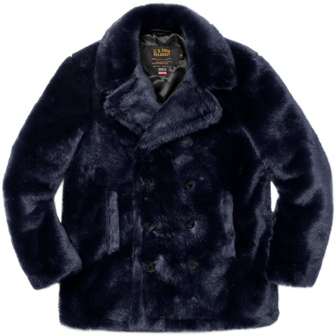 Supreme®/Schott® Fur Peacoat - fall/winter 2017 - Supreme