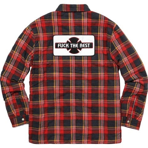 Supreme Supreme®/Independent® Quilted Flannel Shirt - Colorway