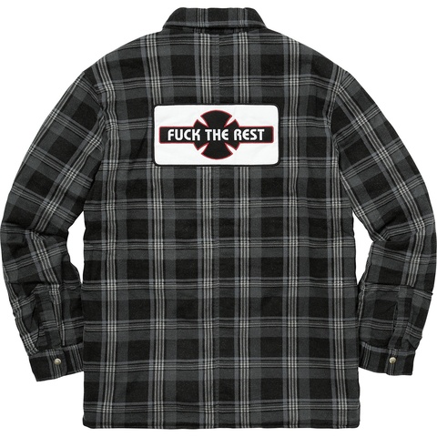 Supreme Supreme®/Independent® Quilted Flannel Shirt - Colorway