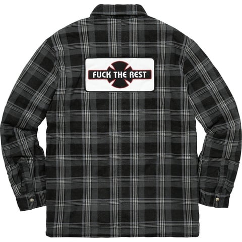 Supreme Supreme®/Independent® Quilted Flannel Shirt - Colorway