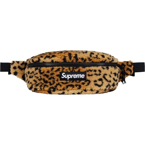 Leopard Fleece Waist Bag - fall/winter 2017 - Supreme