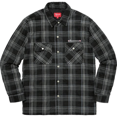 Supreme Supreme®/Independent® Quilted Flannel Shirt - Colorway